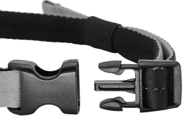 Bozal ajustable acolchado suave para perros Bozal ajustable suave para perro en gris, material de nylon liviano, con hebilla resistente para la comodidad del perro.