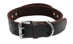 Collar de Perro de Cuero auténtico Táctico Collar de cuero genuino negro para perros con asa de fácil agarre, duradero y fuerte, con material de calidad premium.