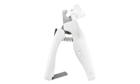 Cortauñas LED para perros y gatos Cortauñas LED blanco para perros con luz incorporada para precisión, con protector, lima oculta y mango ergonómico.
