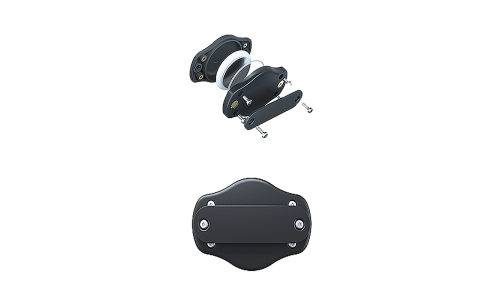 Funda protectora para AirTag con diseño de huella, ajuste universal para collares de perro, tornillo antirrobo para AirTags.