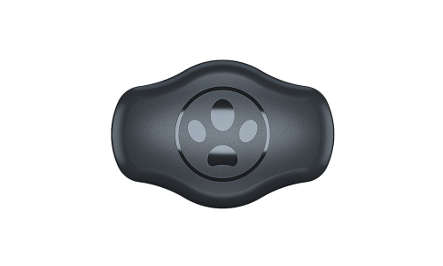 Funda protectora para AirTag con diseño de huella, ajuste universal para collares de perro, segura para AirTags.
