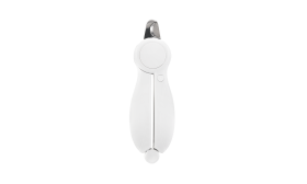Cortauñas LED para perros y gatos Cortauñas LED blanco para perros con luz para precisión, con bloqueo de seguridad, diseño eficiente y lima oculta.