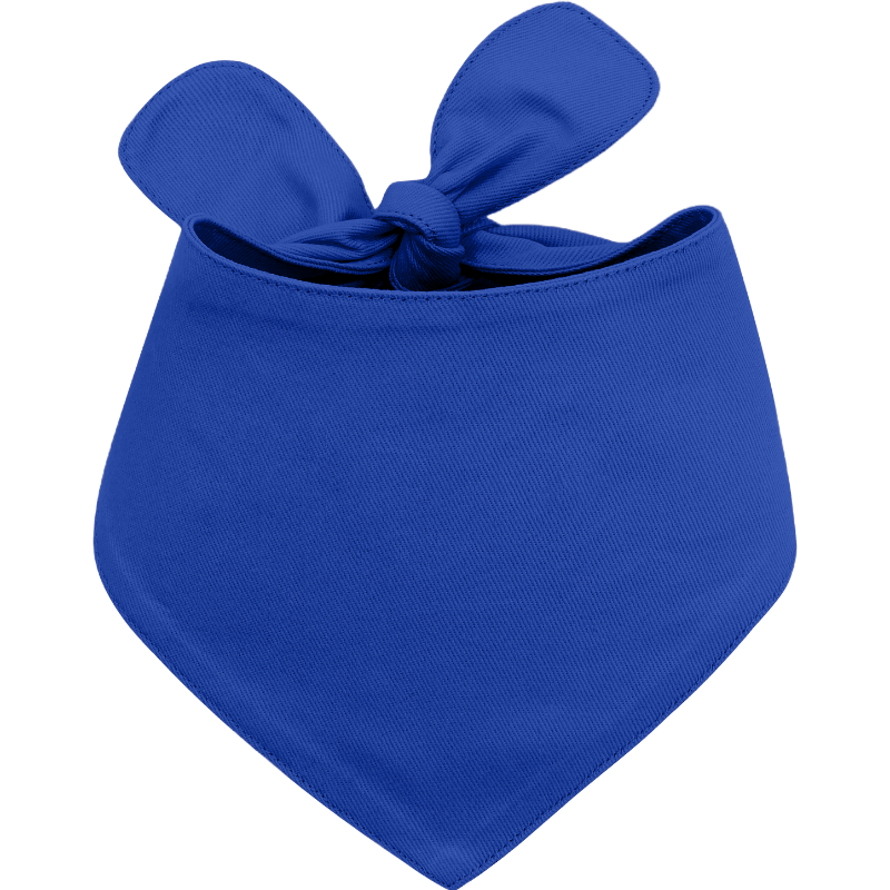 Bandana de Algodón para Perro Bandana de algodón azul para perro con nudo, fácil de lavar, apta para perros y gatos, ligera para comodidad.