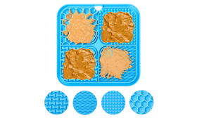 Alfombrilla de Lamer para Perros no Tóxica con Espátula Alfombrilla de Lamer para Perros no Tóxica con Espátula