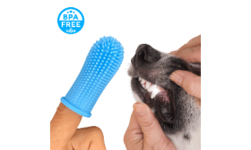 Cepillo de Dientes de dedo en Silicona 360º para Perros Cepillo de Dientes de dedo en Silicona 360º para Perros