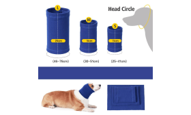 Bufanda tubular Antiestrés para Perros para Protección de Orejas contra Ruidos y Frío