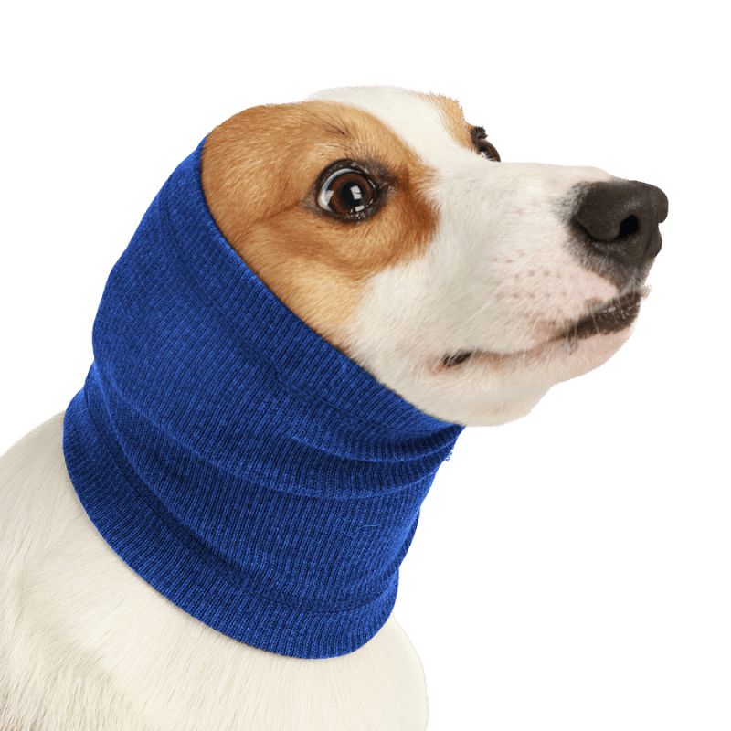 Bufanda tubular Antiestrés para Perros para Protección de Orejas contra Ruidos y Frío