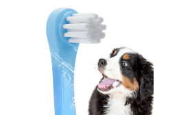 Cepillo Dental suave para Perros y Gatos con Cerdas suaves de Nailon