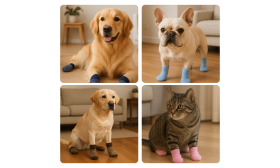 Calcetines Antideslizantes e Hidrofóbicos para Perros – Protección de Patas para Interiores y Exteriores Calcetines Antideslizantes e Hidrofóbicos para Perros – Protección de Patas para Interiores y Exteriores
