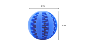 Pelota Interactiva para Perros – Juguete Mordedor de Goma con Dispensador de Premios