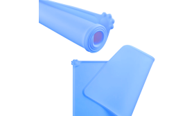 Alfombrilla de Silicona Impermeable para Comedero de Perro – Tapete Antideslizante con Bordes Elevados