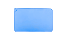 Alfombrilla de Silicona Impermeable para Comedero de Perro – Tapete Antideslizante con Bordes Elevados