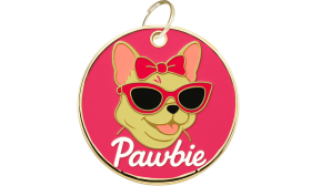Placa Grabada Para Perro ''Pawbie'' Perruna Placa Grabada Para Perro ''Pawbie'' Perruna
