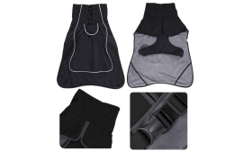 Abrigo impermeable reflectante para perros con forro polar cálido