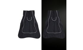 Abrigo impermeable reflectante para perros con forro polar cálido