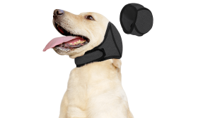 Protectores auditivos ajustables para perro