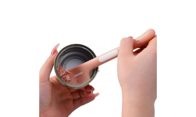 Cuchara de silicona con mango largo para comida de mascotas – espátula para comida húmeda de perro