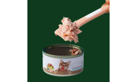 Cuchara de silicona con mango largo para comida de mascotas – espátula para comida húmeda de perro