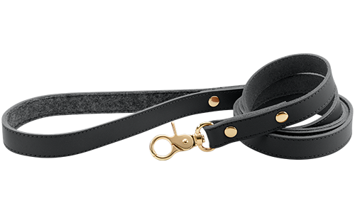 Correa Perro de Cuero Auténtico de Alta Calidad Correa de cuero negro de alta calidad para perros, 120cm, con cierre dorado y remaches, diseño lujoso.